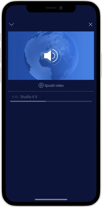ČT24 aplikace - Živé video i audio vysílání